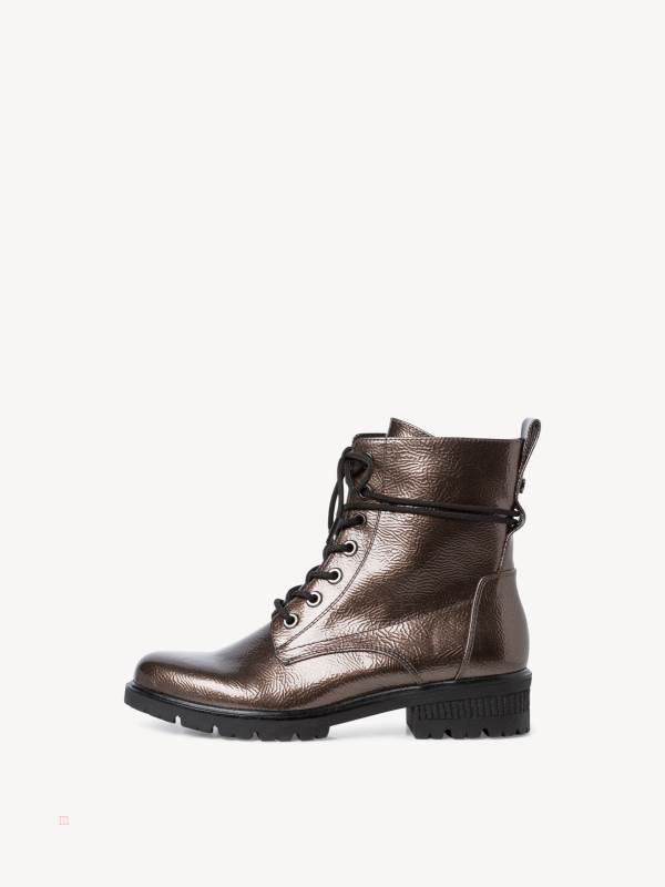 Tamaris Spets-Up Ankelboots Terra Patent | ZWJNEB892